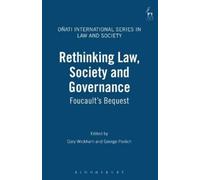 Gary Wickham Rethinking Law, Society and Governance (Copertina rigida)