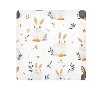 Gary Wihte - Panno adesivo per fotocamera, motivo coniglio, quadrato, magico, autoadesivo, per obiettivo, antigraffio, per proteggere l'obiettivo e il trucco, 35,1 x 35,1 cm, Multicolore, 21.7x21.7in,