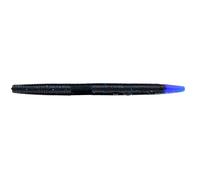 Gary Yamamoto SENKO NERO 12,7 cm W/GRANDE FIOCCO BLU/CODA BLU TRASPARENTE (confezione da 1