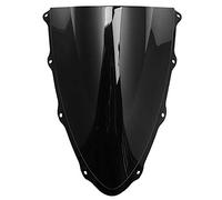 GARYBCD Cupolino Parabrezza a Doppia Bolla in ABS Nero for Moto, Adatto for 1299, 1299S, Panigale 959 2015-2019, Spoiler.