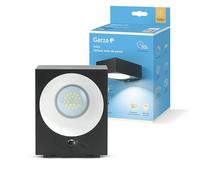 Garza - Applique da esterno solare a LED con sensore di movimento, autonomia 30h, 4 modalità di illuminazione, IP65, ideale per esterni