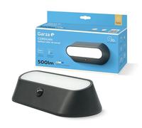 Garza - Applique da esterno solare LED 4000K, 500lm, sensore di movimento 120°, 3 modalità di illuminazione, autonomia 20h, IP54, ideale per giardini, terrazze e pareti. Installazione a parete.