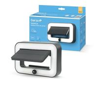 Garza Applique da esterno solare LED 500 lm, 4000 K, con sensore di movimento 3 modalità, IP54, 20 ore di autonomia, illuminazione da esterno per giardino e terrazzo. Installazione a parete