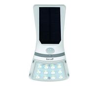 Garza Applique solare LED 1,5 W 220 lm 6000 k con sensore crepuscolare e di movimento, bianco