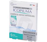 Garza Compressa Icopiuma Medicata Postoperatoria 5X7,5 Cm 5 Pezzi 4x5