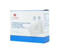 Garza Compressa In Cotone 12/8 F-Care 18x40cm Da 12 Pezzi