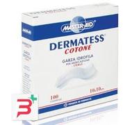 GARZA COMPRESSA MASTER-AID DERMATESS COTONE 10X10CM 100 PEZZI