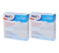 Garza Compressa Meds Tessuto Non Tessuto 10X10Cm 100 Pezzi pz Garza