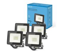 Garza Confezione da 4 faretti da esterno a LED 10 W 860 lumen luce fredda 6500 K