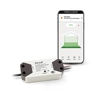 Garza Controller intelligente per apertura porta garage, Wifi 2,4 Ghz, programmabile, controllo tramite app e voce Alexa/Google, bianco