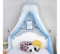 Garza da Comodino Letto da Principessa Mantello Tenda da Letto in Pizzo Trasparente Principessa Corona Letto a Baldacchino Zanzariera per Uso Domestico Tenda Tenda