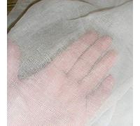 Garza di cotone A2, 100% cotone, tessuto a strato singolo, gauze, formaggio, panno filtro, bianco, larghezza 90 cm, vendita al metro