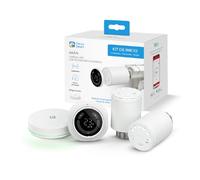 Garza - Kit 2 teste WiFi per Radiatore + Sensore Portatile + Bridge Zigbee, Valvola termostatica, Controllo App e Voce (Alexa e Google Home) Manuale/Automatico, Rilevamento Finestre, Anti-gelo