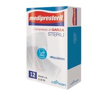 GARZA COMPRESSA MEDIPRESTERIL 12/8 FU 18X40CM 12 PEZZI