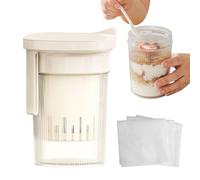 Garza per latte cagliata | Separatore di siero di latte - Filtro per yogurt multiuso riutilizzabile con tessuto a maglia fine per la preparazione del formaggio preparazione della ricotta Elaborazione