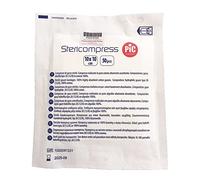 GARZA COMPRESSA IDROFILA PIC 10X10CM 4 STRATI 2 BUSTE 25 PEZZI FUSTELLA