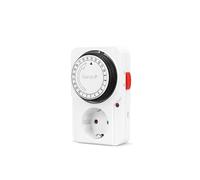 GARZA Presa Timer Analogico Giornaliero 24 Ore, Programmatore per Interni