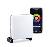 Garza Smart - Faretto LED intelligente da 14 W per esterni, Wifi 2.4 Ghz, programmabile, intensità, temperatura CCT e colore RGB dimmerabili, modalità musica, IP65, controllo tramite app e voce