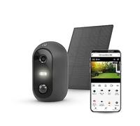 Garza Telecamera di Sorveglianza Solare Senza Fili e Intelligente 1080p, HD, con Rilevamento Movimento, Visione Notturna a Colori, IP Wifi, 2.4 Ghz, Controllo Remoto tramite App