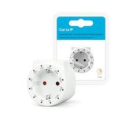 Garza - Timer digitale con conto alla rovescia 12 ore, presa Schuko con interruttore, protezione bambini, programmabile, uso interno, facile da usare, 3500W