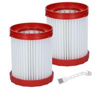 GAS 18V-10 - Filtro HEPA per aspirapolvere Bosch a umido/secco GAS 18 V, 10 l, ricambio per aspirapolvere professionale (2 pezzi)