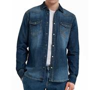 GAS Camicia Jeans Stretch Uomo Kant New a7302 09md