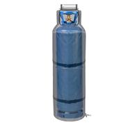 Gas Can Protection - 100lb Insulated Cylinder Cover, Dustproof Winter Outdoor Camping Barbecue Industry Garden Garage, Cylinder Jacket, Tank Accessory, Adaptable Closure System