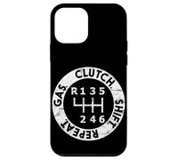 Gas. Clutch. Shift. Repeat. 6-Speed Stick Shift Driver Mens Custodia per iPhone 12 mini