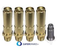 Gas Friggitrice Nat A LPG LP Conversione Kit Iniettore Jet Per GF120 4 Fornello