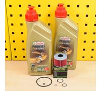 Gas Fse Sm 450 Cambio Olio Set Filtro Olio Guarnizioni Castrol Power1 10w50 Rac