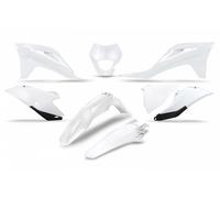 GAS GAS EC / ECF 250 300 350 - 21/24 - Kit Plastiche Bianche UFO / GGKIT703@041