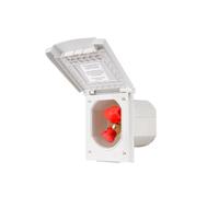 Gas GOL Presa Gas Esterna Per Camper Caravana Bianca 30mbar 8mm