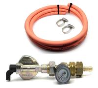 Gas Gpl Adattatore Clip On 21.8 SX Filo Dado Coda Zigrinato Raccordo 2 Fascetta