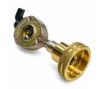 Gas Gpl Cilindro Bottiglia Ricarica 21mm a Clip Tipo + Piatto Ottone Adapter
