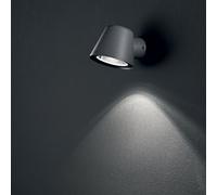 Applique Moderna Gas Alluminio Antracite 1 Luce Gu10