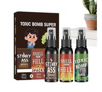 Gas hedonista, 3 pezzi scherzo pesante durevole, spray scherzo extra forte - per casa, cucina, scuola, classe, università, ufficio, celebrazioni, riunioni di famiglia