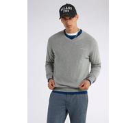 GAS JEANS ARLO V NECK 2923 Maglia uomo Slim Fit grigio in misto cashmere