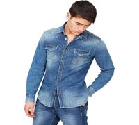 Gas Jeans, Camicia Kant, Uomo, Blu (Wy59), S