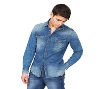 Gas Jeans, Camicia Kant, Uomo, Blu (Wy59), XXXL