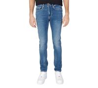 Gas Jeans Skinny Fit Blue Denim STR 10 1/2 Oz Sax Zip Rev 351450030789 Blu