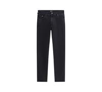 gas Jeans Stretch Sax Zip Rev b1075 14bm Black Denim