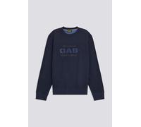 GAS JEANS SWEN W.HER. 4706 Felpa uomo Regular fit Blu ricamata HERITAGE B0832