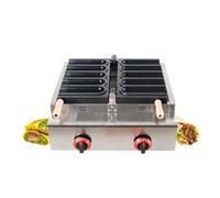 Gas Kebab Wrap Maker, Commerciale Shawarma Gyro Roaster 5 Rotoli, Per Carne Burrito Doner Roll Pollo Pie Grill