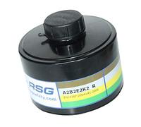 Gas mask GP-5 standard charcoal filter canister 40mm thread. New