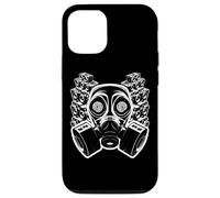 Gas Maske DJ Tekno Electronic Music Free Party Festival Custodia per iPhone 14