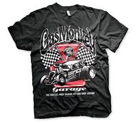 Gas Monkey Garage Badass Uomo T-Shirt Nero XL 100% Cotone Regular