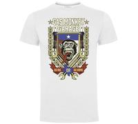 Gas Monkey Garage Go Big or Go Home - Maglietta da uomo bianca, bianco, L