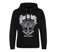 Gas Monkey Garage Licenza Ufficiale Big Piston Felpa con Cappuccio epico (Nero), Medium