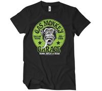 Gas Monkey Garage Licenza Ufficiale Green Logo T-Shirt da Uomo (Nero), XX-Large