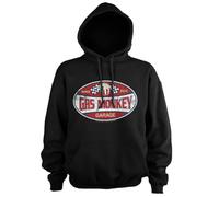Gas Monkey Garage Licenza Ufficiale Since 2004 Label Felpa (Nero), Large